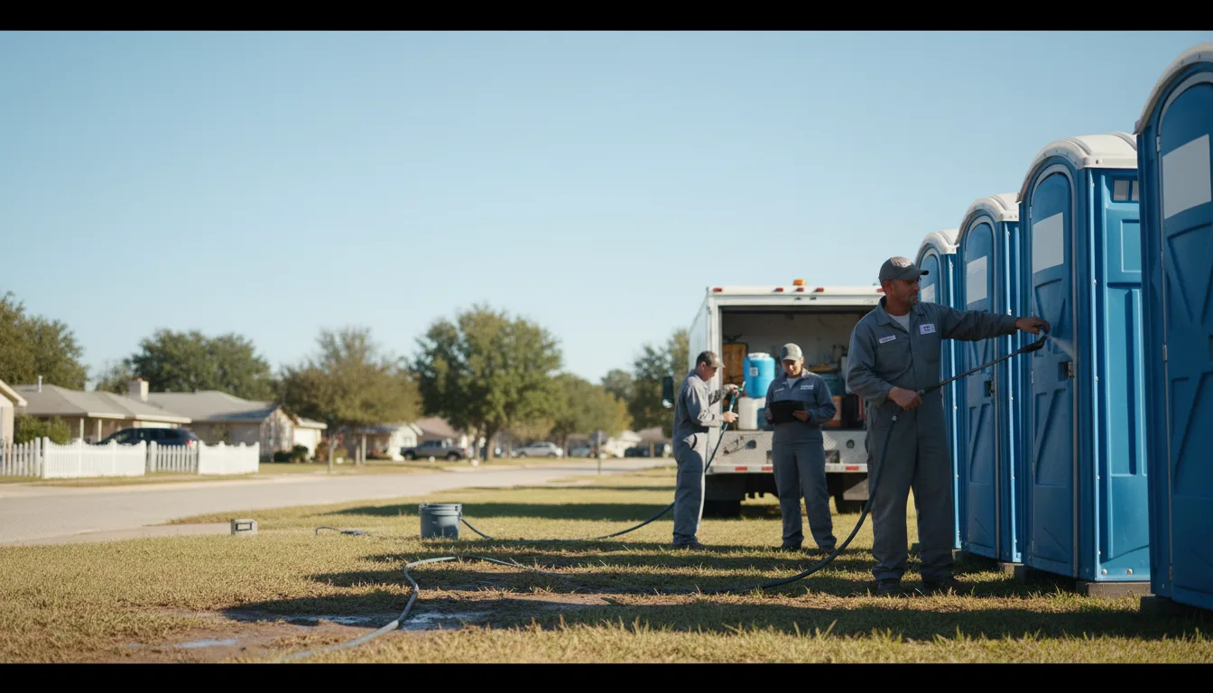 Long-Term Portable Toilet Rental in Cromwell, OK near me